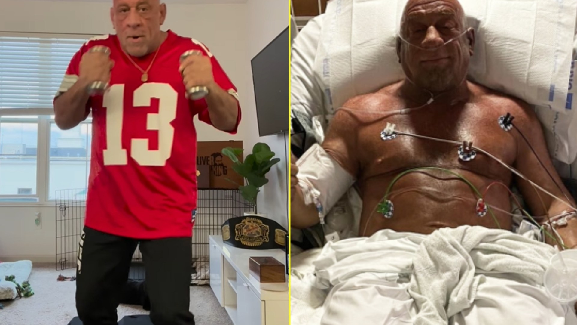 UFC give tickets to legendary fighter and family after fighting back from hospital bed [Video]
