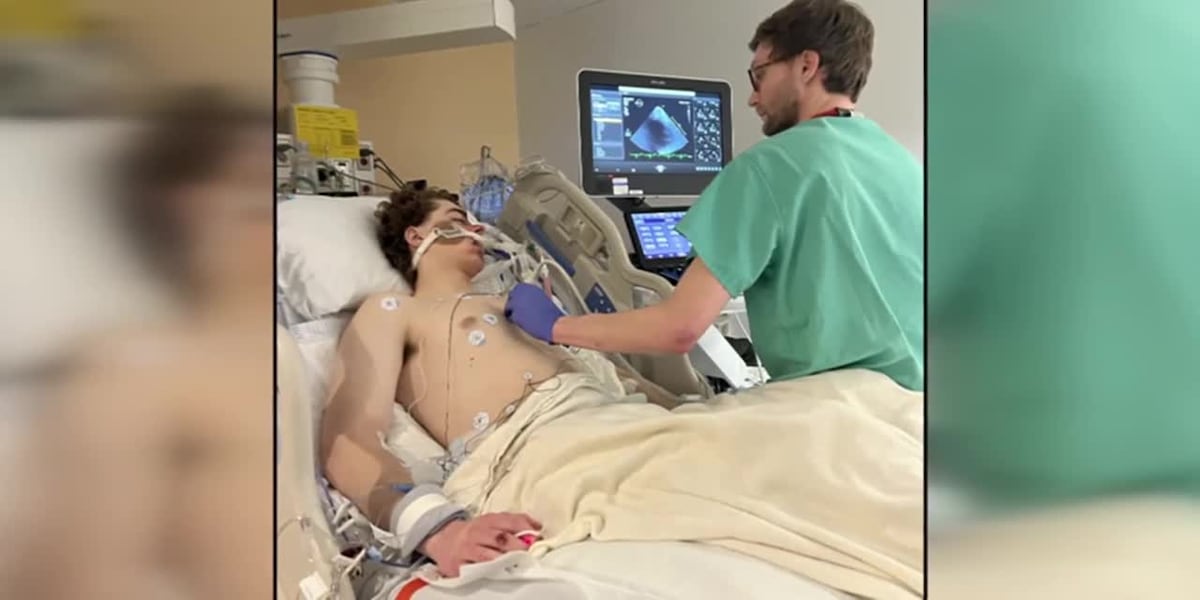 Nurse driving by group of boys stops and saves 17-year-old as he suffers heart attack [Video]