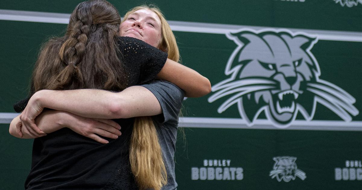 Burley’s Lorien Schulthies signs to Rocky Mountain College [Video]