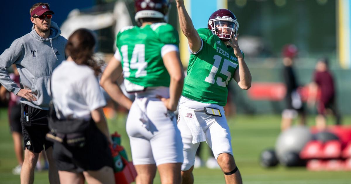 A&M QB Conner Weigman getting back in the groove [Video]
