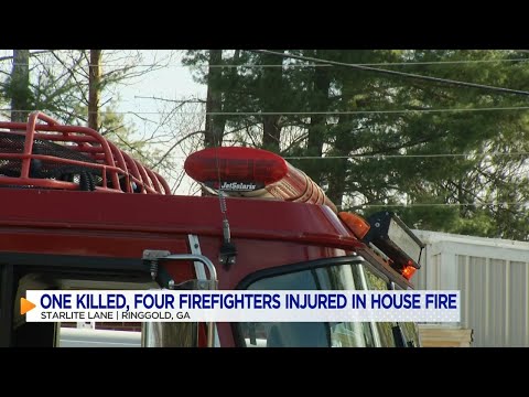 One killed. four firefighters injured in Ringgold house fire [Video]