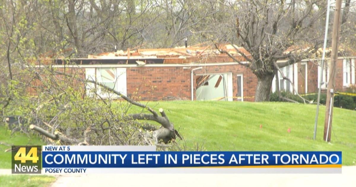 Community left in pieces after tornado | Video