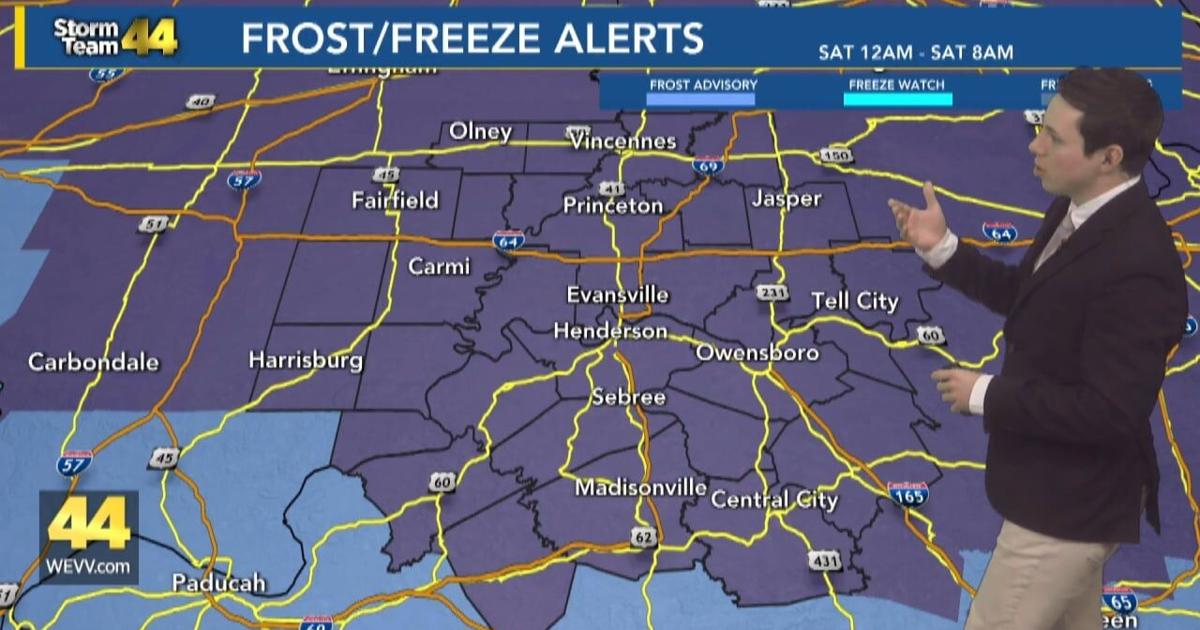 Not as cold for our Friday, but freezing conditions on tap for tonight | Video