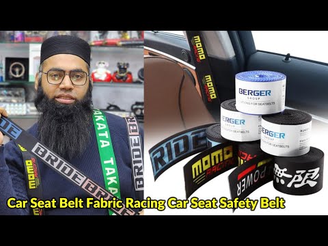 Universal Car Seat Belt Fabric Racing Car Seat Safety Belt [Video]