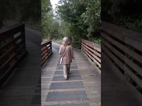 Stroke survivor relearning how to walk again. [Video]