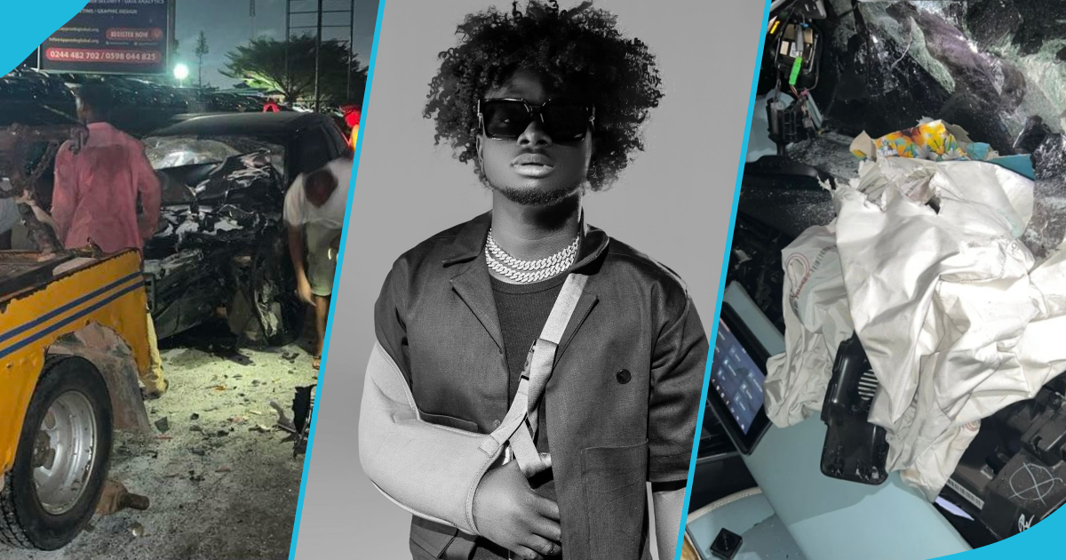 Kuami Eugene Updates Fans On His Recovery After His Near-Fatal Car Accident, Drops New Photos [Video]