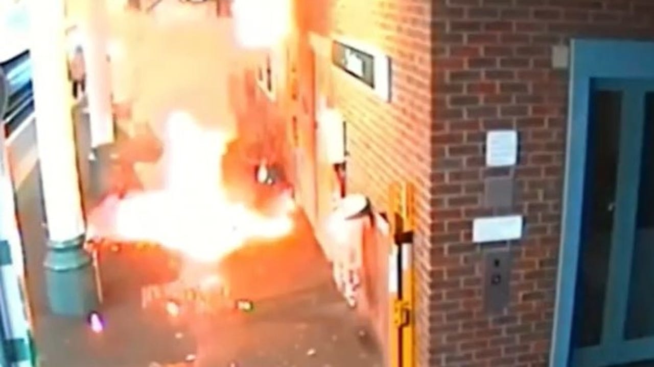 E-bike battery explodes in flames at London train station [Video]