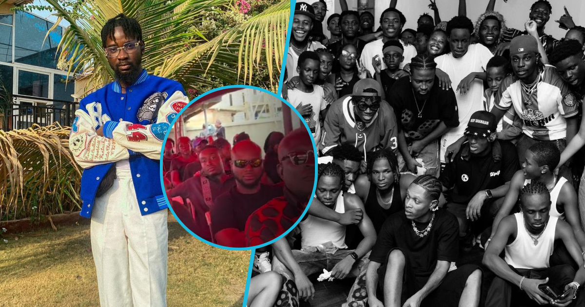 Pepsin: King Promise And More Spotted At Late DWP Member’s Funeral, Videos Drop