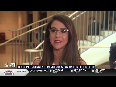 WATCH: Boebert underwent emergencu surgery for blood clot [Video]