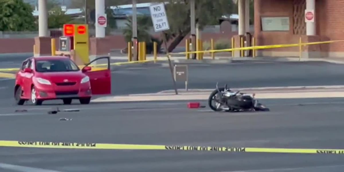 Collision in Tucson leaves motorcyclist hospitalized [Video]