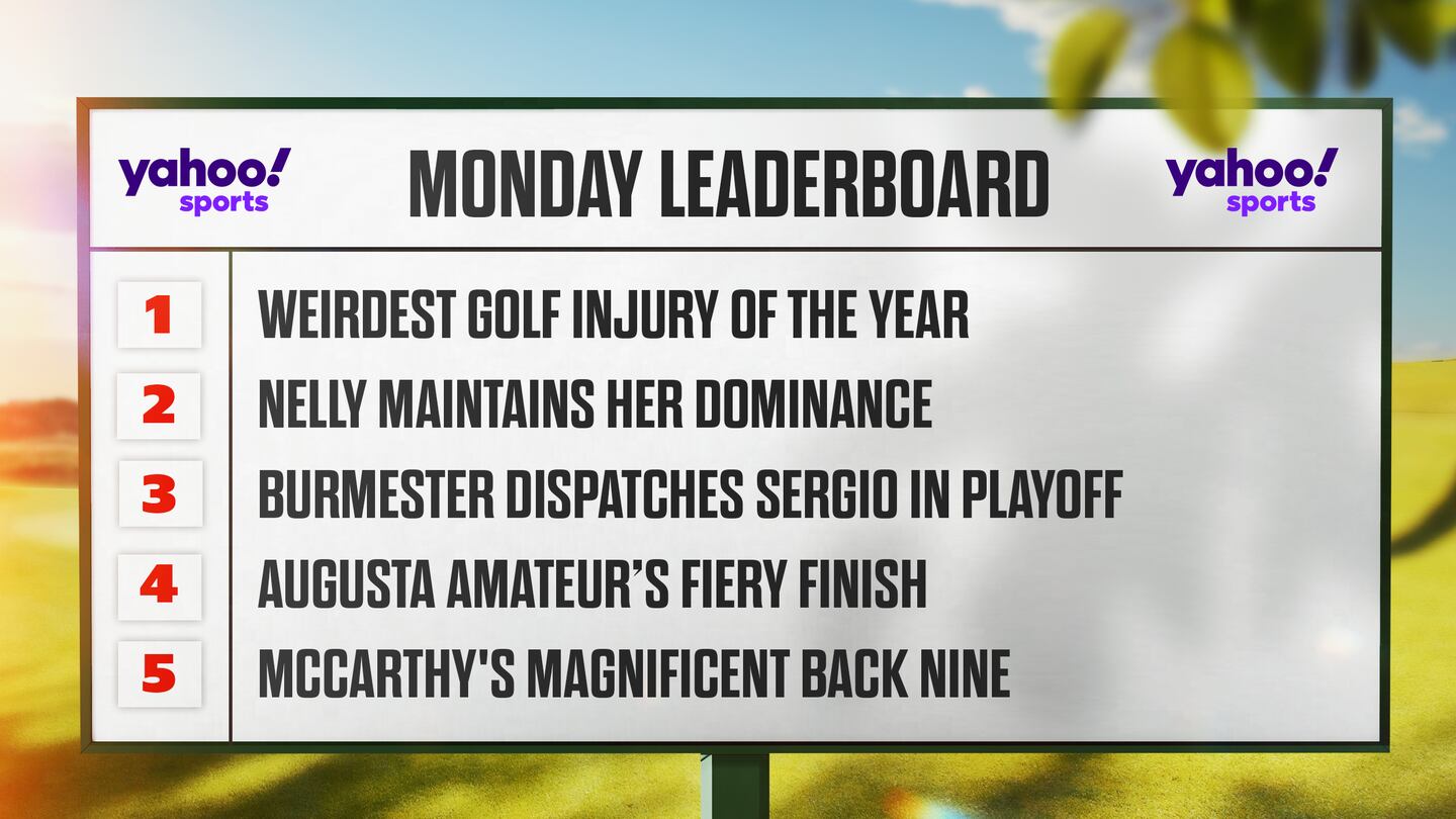 Weirdest golf injury of the year; Nelly stays dominant  WSOC TV [Video]