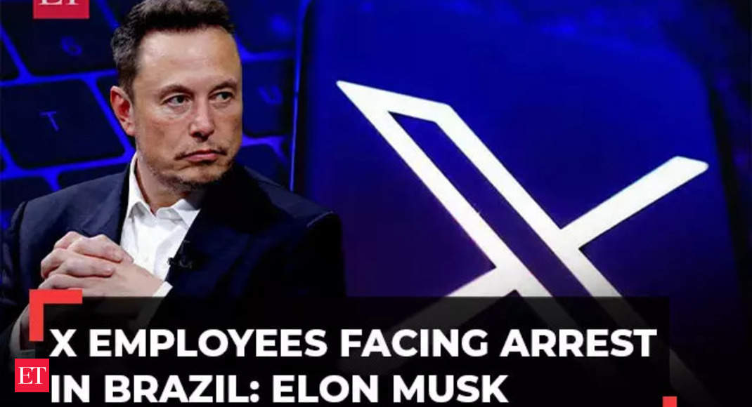 Elon Musk: Musk vs Brazil: Tesla CEO claims X employees in Brazil need safety measures amid row with judiciary – The Economic Times Video