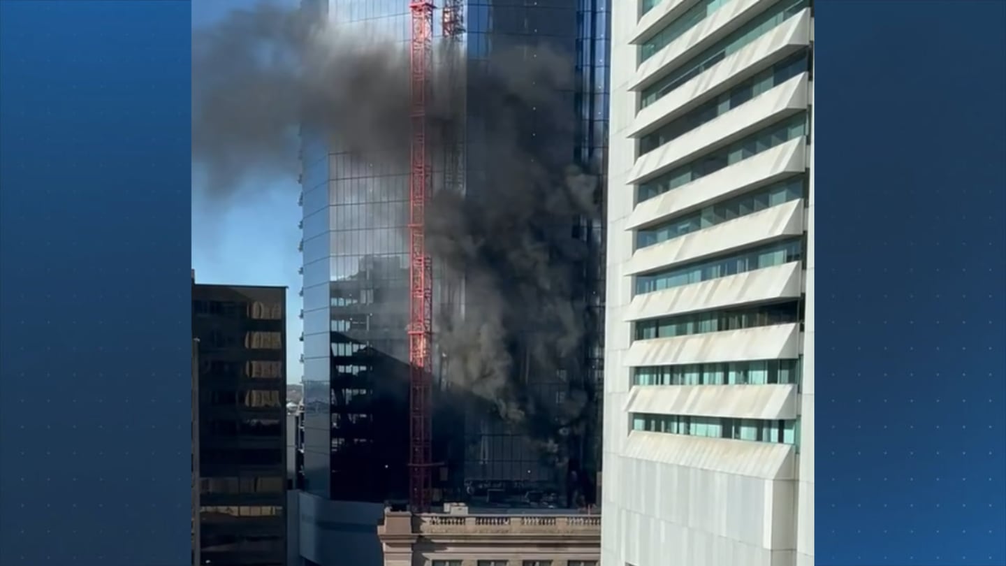 Construction site at South Station shut down after fire sends smoke pouring from building  Boston 25 News [Video]