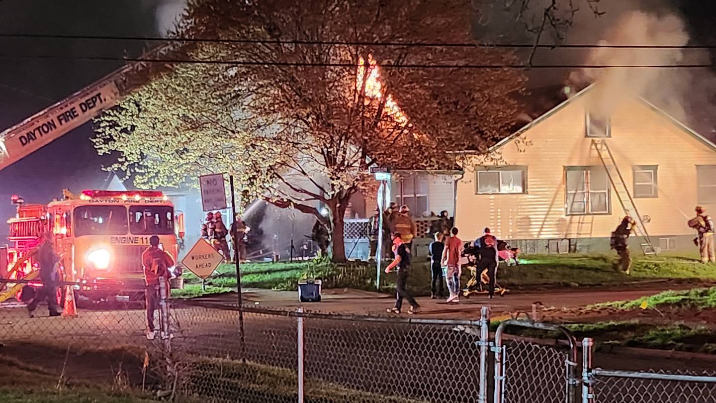 Firefighters deal with flames, smoke while battling house fire  WHIO TV 7 and WHIO Radio [Video]