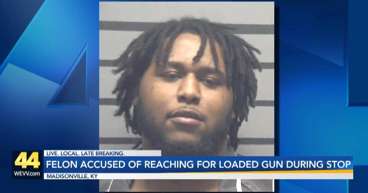 Felon accused of reaching for loaded gun during struggle with officers in Madisonville | Video