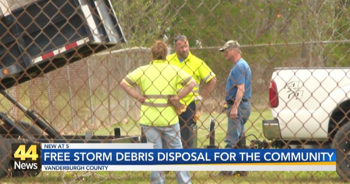 Free storm debris disposal for the community | Video