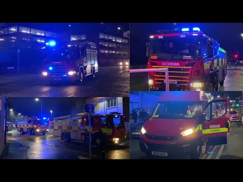 Chaos In The City!! Standby Crews Respond To Highrise Fire – Leicestershire Fire And Rescue! [Video]