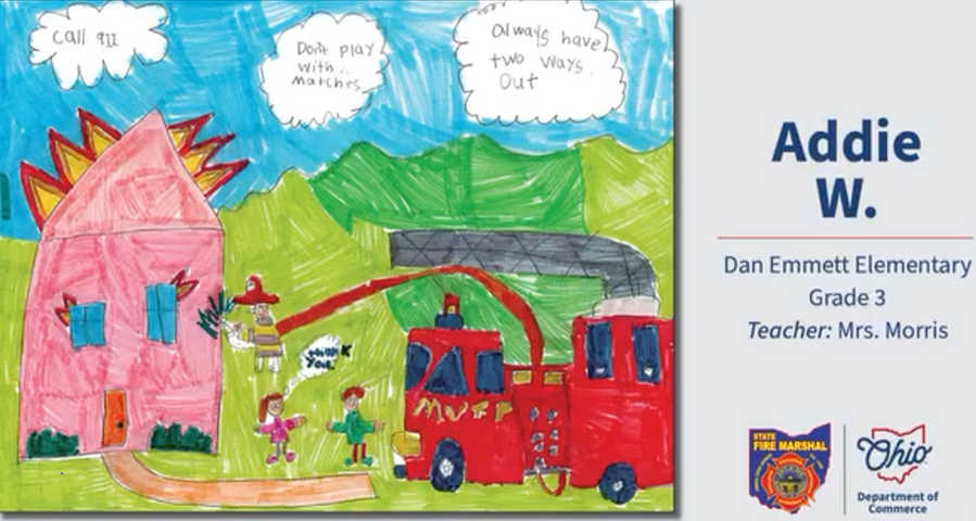 Ohio Fire Marshal picks local kids fire safety posters [Video]