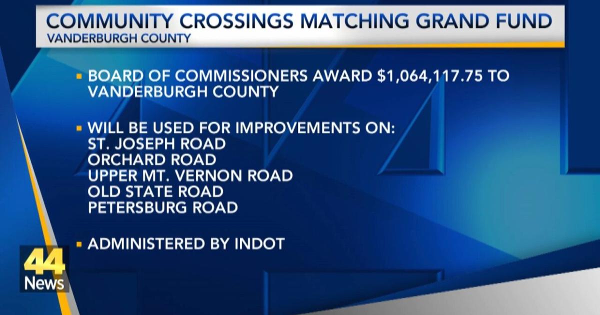 Vanderburgh County awarded grant from INDOT | Video