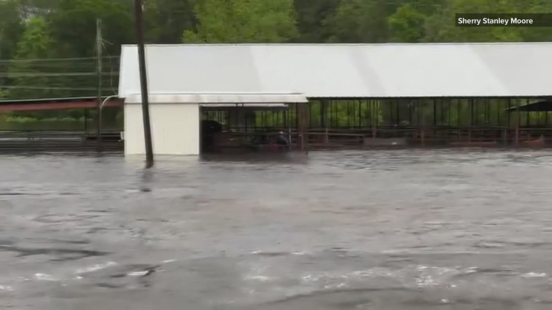 Livestock rescued from Kirbyville Auction Barn after major flood [Video]