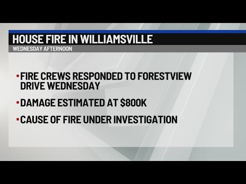 $800,000 in damages from house fire in Williamsville [Video]