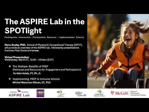 The ASPIRE Lab in the SPOTlight on Research in Rehabilitation Series [Video]