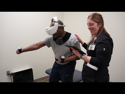 Madonna uses virtual reality technology for amputation rehabilitation [Video]