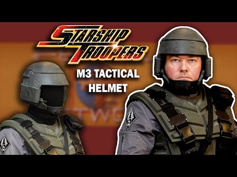 How to Make Starship Troopers M3 Tactical Helmet out of Foam Free Template Starship Troopers Cosplay [Video]