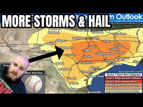 Texas Braces For More Severe Storms And Heavy Rain Today And Tonight [Video]