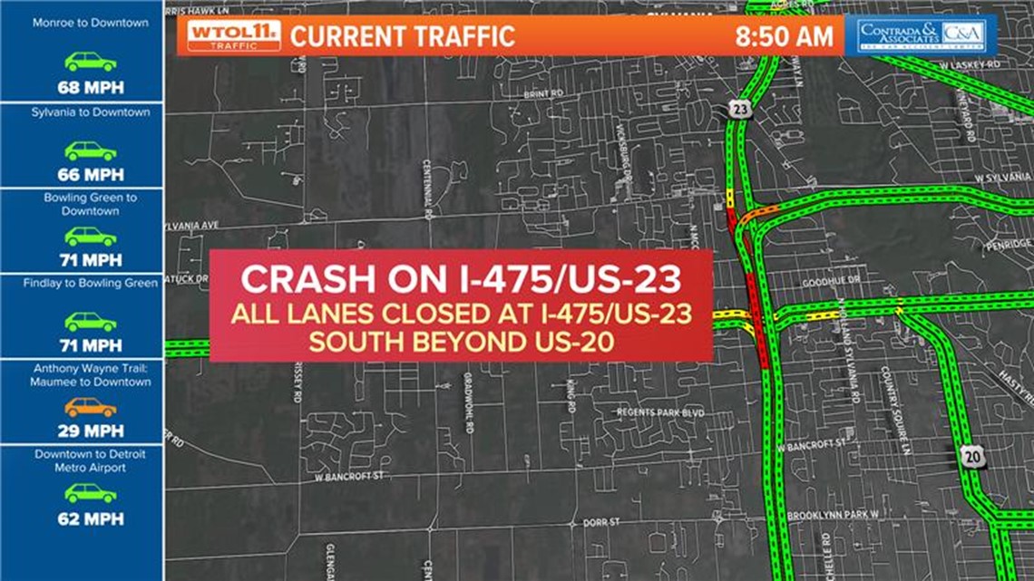 Crash causes backup on I-475 Saturday morning [Video]