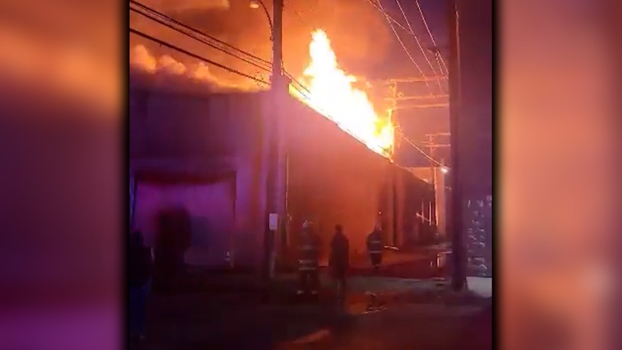 Late night fire rages in downtown Ballinger power outages reported [Video]