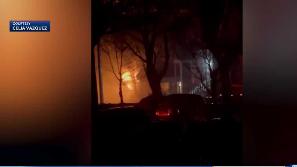 Three-house fire kills one and leaves firefighter injured [Video]