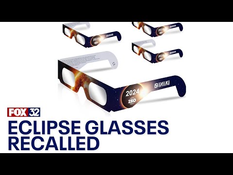 Eclipse glasses sold on Amazon recalled [Video]
