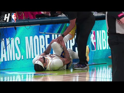Anthony Davis left the game early with an Apparent Back Injury [Video]