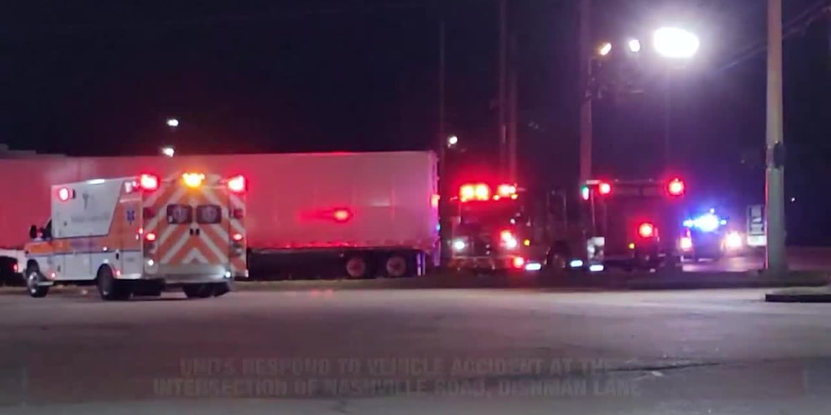 Crews respond to accident at Nashville Rd & Dishman Lane [Video]