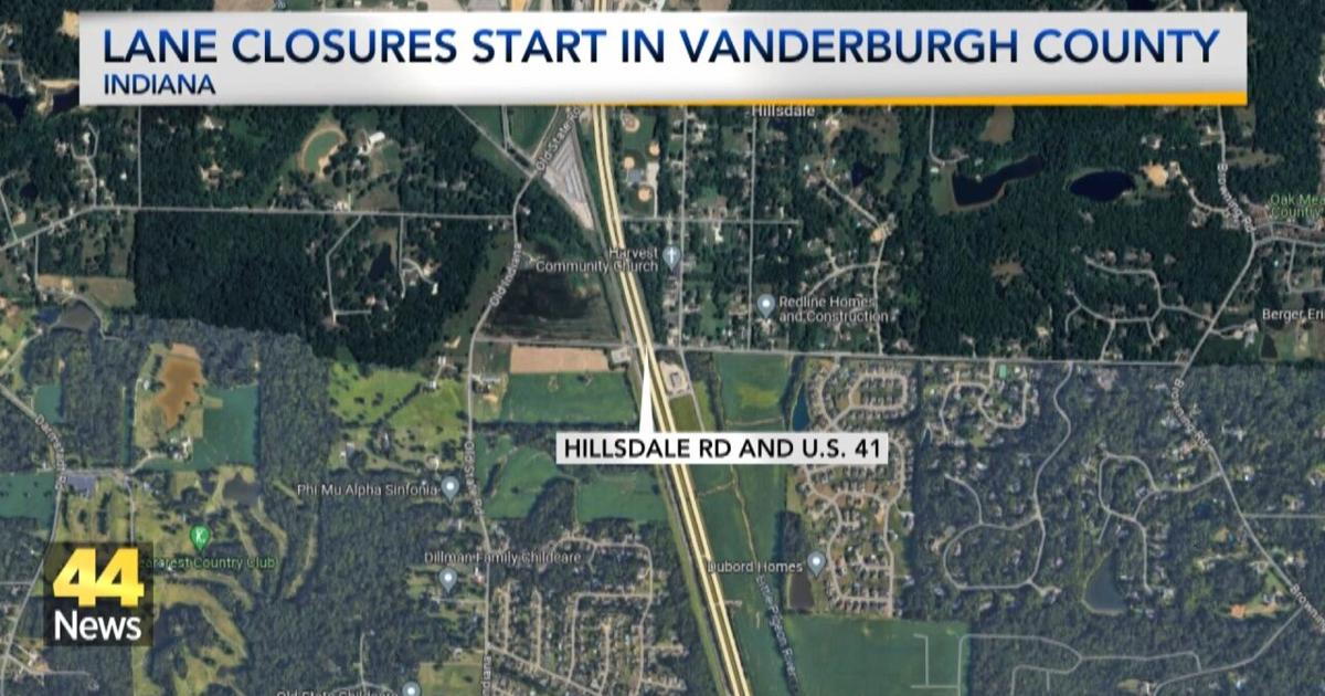 Lane closures start in Vanderburgh County | Video