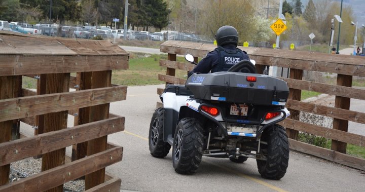 ATV-riding safety officers head to Kelownas rail trail [Video]
