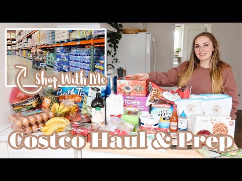 BULK FOOD COSTCO SHOP BUDGET MEAL PREP | FOOD STORAGE PANTRY TOUR CANNING RECIPES LARGE FAMILY MEALS [Video]