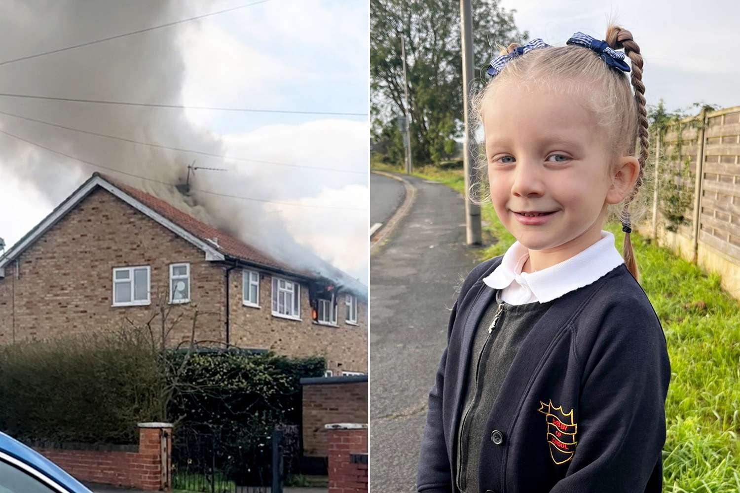 6-Year-Old Girl Runs into Burning Home and Saves Her Family from Fire [Video]