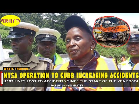 NTSA raise concern over road safety | 1189 lives lost to accidents this year💔 [Video]