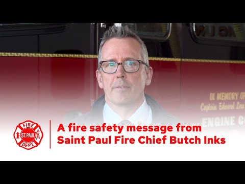 Fire Chief Butch Inks Fire Safety Message [Video]