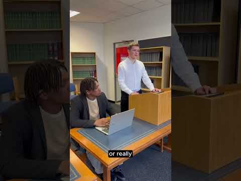 Meet Trent, A Law student in the Legal Advice Clinic and moot room [Video]