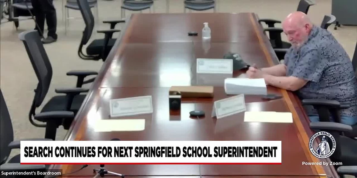 Springfield Superintendent search continues after meeting gets cancelled [Video]