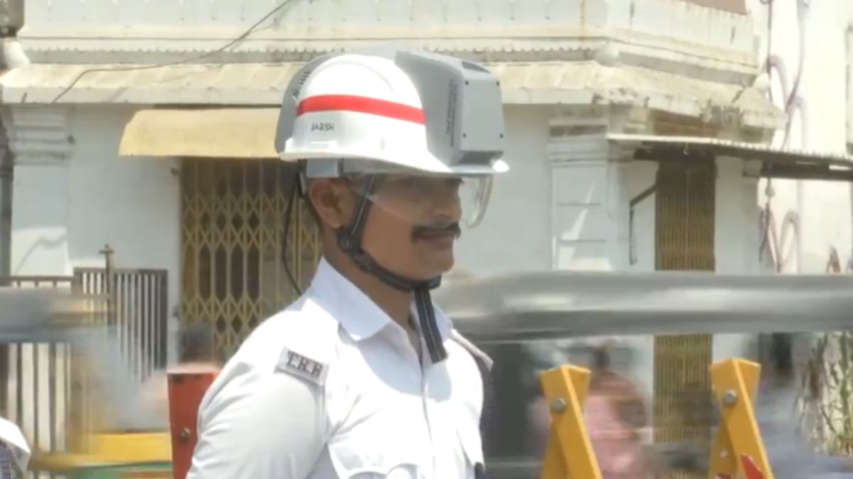 Vadodara Traffic Police Get AC Helmets To Beat The Summer Heat [Video]