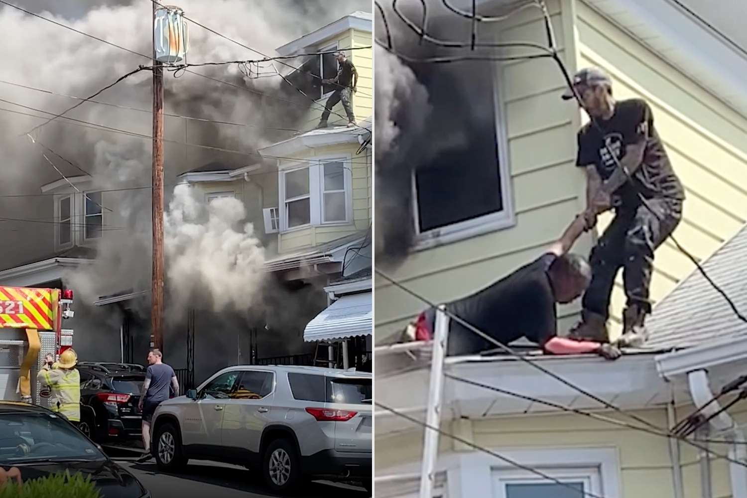 Dad Risks Life to Rescue Neighbor from Pennsylvania House Fire [Video]