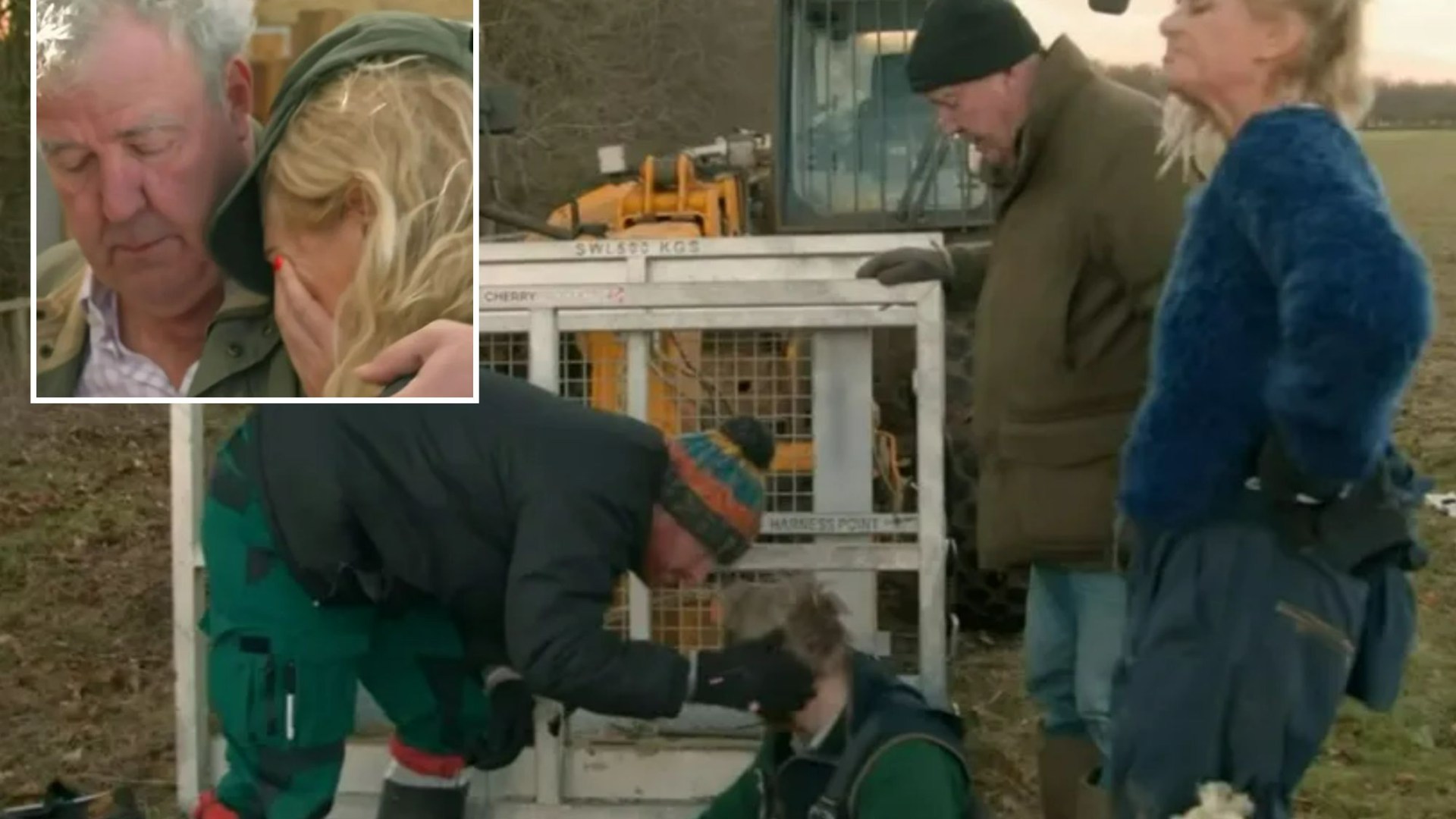 Jeremy Clarkson shaken as medics rush to treat Kaleb at Diddly Squat farm and girlfriend Lisa breaks down in tears [Video]