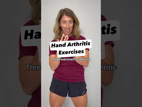 Reduce hand arthritis pain- 3 exercises [Video]