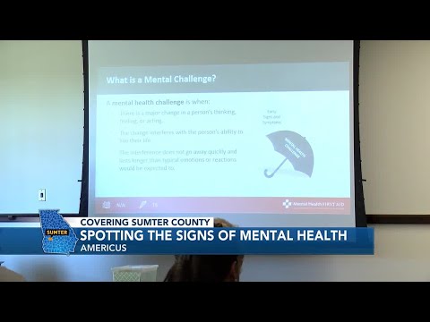 Mental Health First Aid hosts mental health training session [Video]