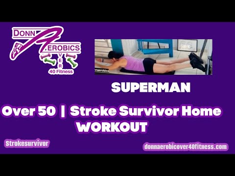 Over 50 Stroke Survivor Home Workout | Superman | Shoulders | Outer Thigh [Video]