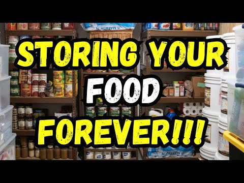 The Proper Way To Store Food Long Term –  Prepared For Anything [Video]